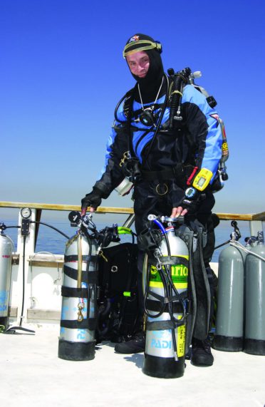 Tec diving gears