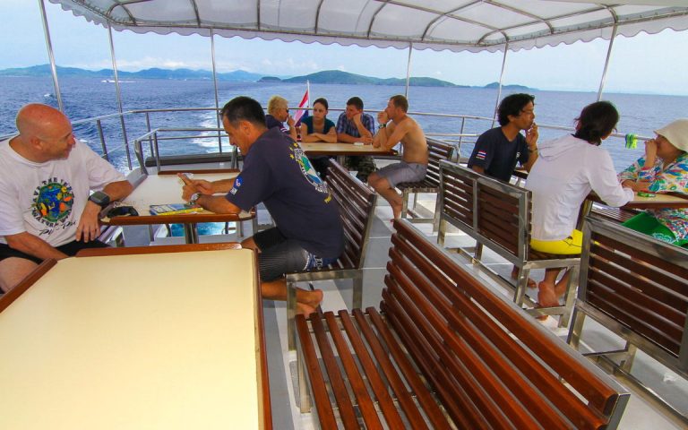 MV Mermaid - Scuba diving - Phuket dive trips up deck