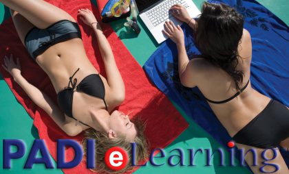 PADI elearning Open Water Course - learn to dive