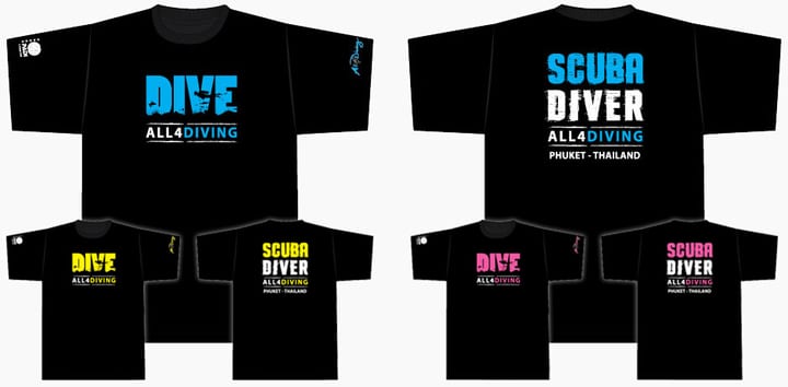 Welcome Gift - All4Diving T-Shirt Scuba Edition